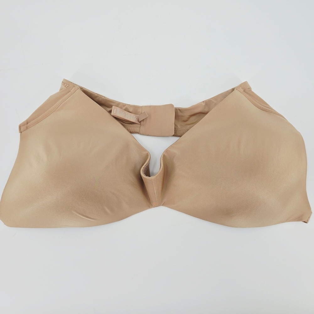 SKIMS‎ Fits Everybody Unlined Demi Bra 46DDD Sand Tan Nude Underwire